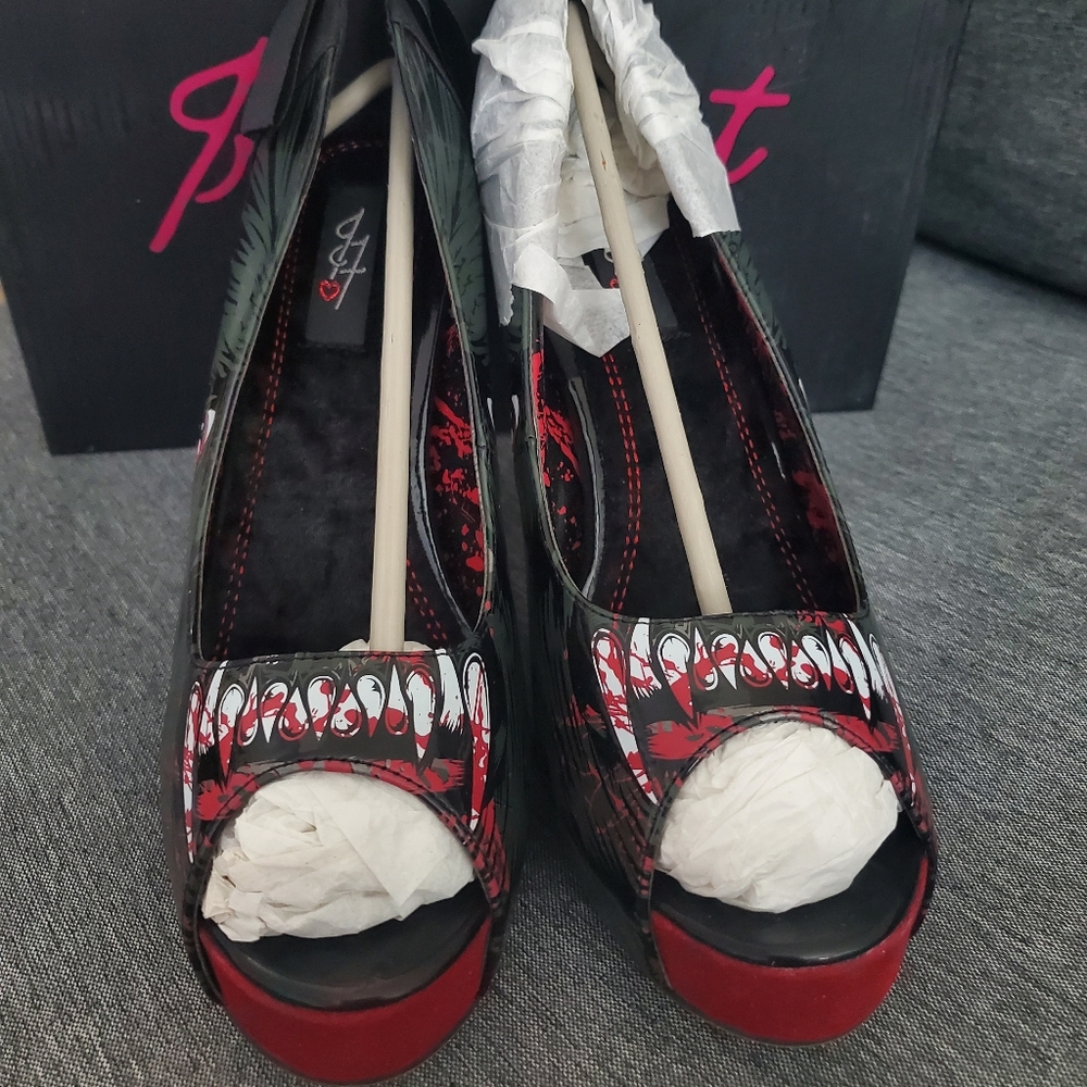 Iron Fist Wolfbeater Platform Heels